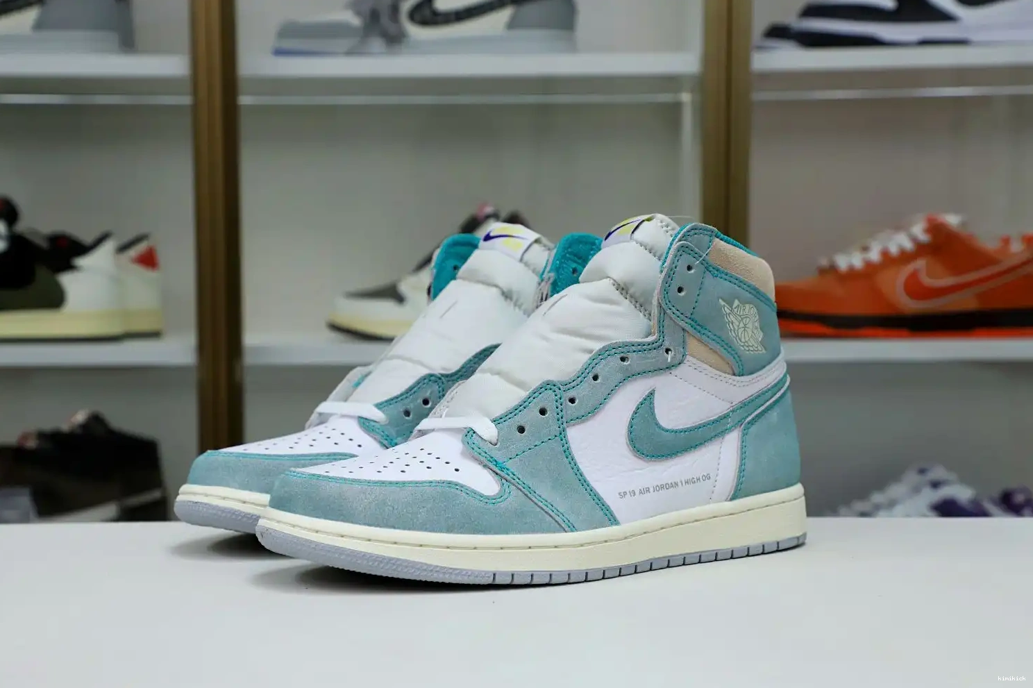 AIR Kimikick GREEN' JORDAN OG RETRO 'TURBO HIGH 1 0618